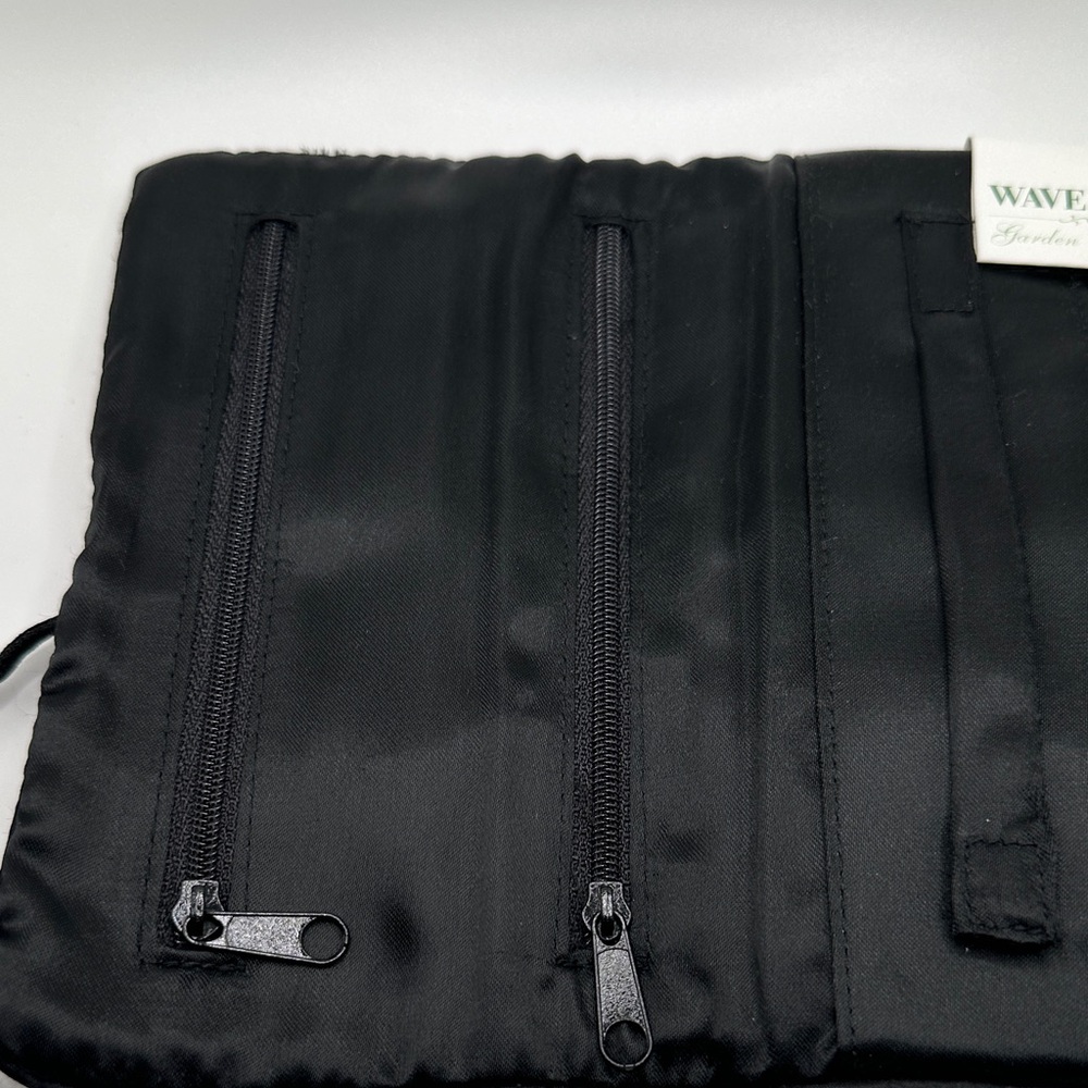 Waverly Black and Cream Toile Print Clutch - Picture 6 of 8